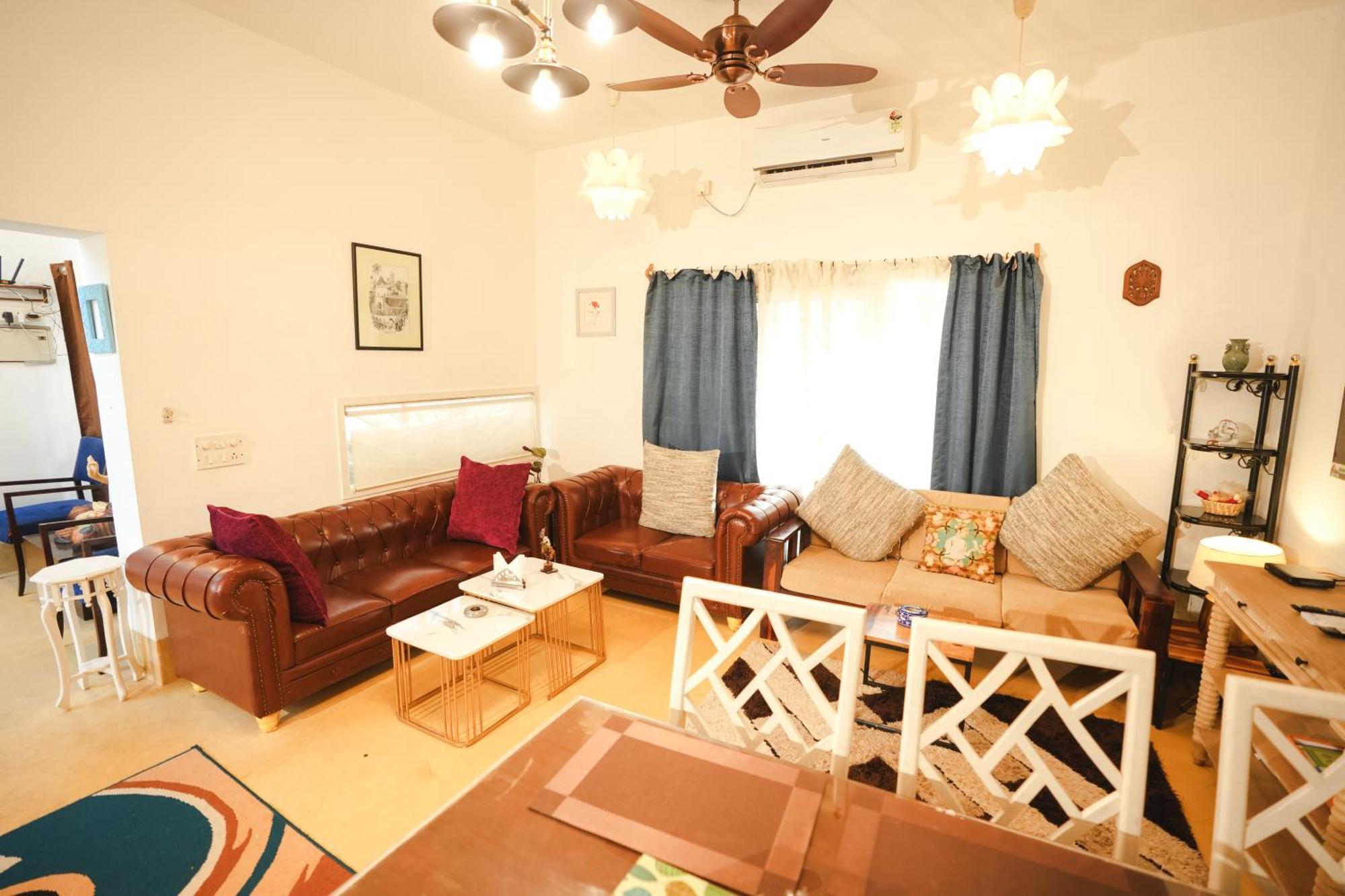 M - Solitude: Beachside Retreat With Pool Villa Candolim